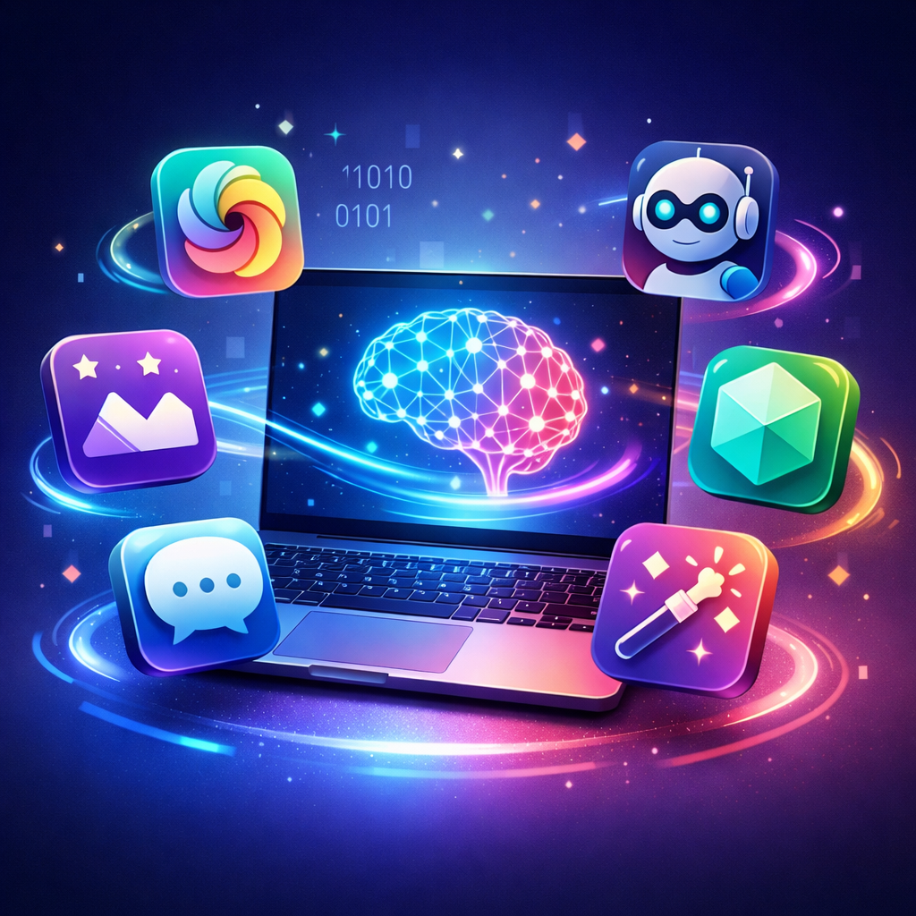 AI Tools Illustration